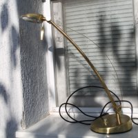 Немска настолна месингова лампа, снимка 1 - Настолни лампи - 43240608