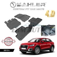 Гумени Стелки SAHLER 4D AUDI Q2 2015 +, снимка 1 - Аксесоари и консумативи - 43980835