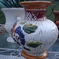 maiolica великолепна ръчно изработена ваза , снимка 3 - Вази - 26329079