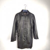 Gina Mariolano leather coat 40, снимка 2 - Палта, манта - 37825309