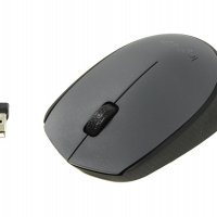 Мишка Безжична Logitech M170 Gery Mini 1000dpi Сива Wireless Optical Mouse, снимка 1 - Клавиатури и мишки - 15861256