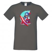 Мъжка тениска Marvel Captain America Игра,Изненада,Подарък,Геймър,, снимка 16 - Тениски - 36790439