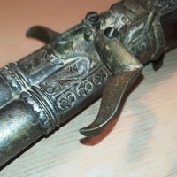 АНТИКА-пушка антика-метал/дърво 102см 3005211145, снимка 6 - Антикварни и старинни предмети - 33044209
