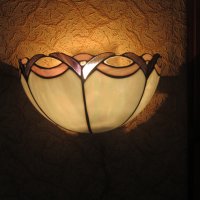 Страхотен плафон аплик лампа Тифани 2, снимка 7 - Лампи за стена - 36972608