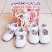 Бели Официални бебешки и детски обувки за Кръщене, снимка 3 - Бебешки обувки - 37684548