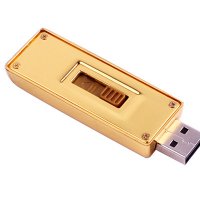 USB 2.0 флаш памет 64GB-златно кюлче-флашка-USB Flash Drive , снимка 4 - Карти памет - 28099979