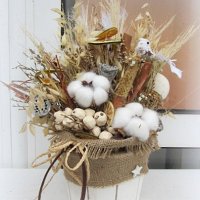 Коледна бяла украса, снимка 1 - Коледни подаръци - 39016572