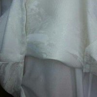 Нова рокля в бяло и екрю, с лек блясък ПРОМОЦИЯ 🍀👗XS,S🍀👗 арт.422, снимка 8 - Рокли - 28263535