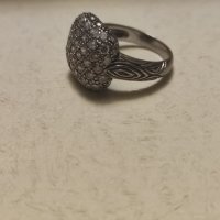 Сребърен пръстен (184), снимка 2 - Пръстени - 43051606