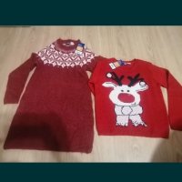 коледен пуловер, снимка 2 - Детски рокли и поли - 42707047