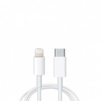 Кабел Lightning към USB Type C M/M Digital One SP00255 iPhone 5, 6, 7, X, 11-1m Бял Lightning-USB Ty, снимка 1 - Друга електроника - 35039055