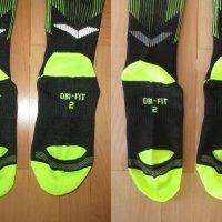 nike elite hyper lightweight compression socks black volt , снимка 11 - Дамски чорапи - 32541186