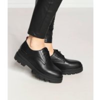 Оксфордки Tommy Hilfiger Leather LAce Up Shoe 37ми номер 23.5см стелка FW0FW06780 Black чисто нови, снимка 17 - Дамски ежедневни обувки - 42917617