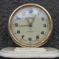 Часовник будилник Слава-5, снимка 2 - Антикварни и старинни предмети - 28665127