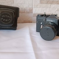 Стар механичен фотоапарат Zenit ET - 1991г. - Антика, снимка 2 - Антикварни и старинни предмети - 43700401