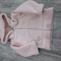 Розово палтенце/кожухче, снимка 2 - Бебешки якета и елеци - 35508722