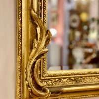Голямо огледало - Ангели "Луи XV" (златно), снимка 2 - Огледала - 43939091