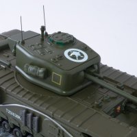 Churchill MK Великобритания танк 1944 - мащаб 1:43 на DeAgostini моделът е нов в блистер, снимка 7 - Колекции - 43966988