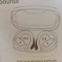 Нови Безжични Слушалки Poounur Bluetooth 5.3, ENC Шумопотискане, IP7, снимка 8 - Bluetooth слушалки - 43669903
