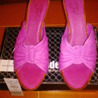 Дамски сандали в розов цвят, в крак с модните тенденции, снимка 2 - Сандали - 28289972