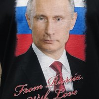 Нова мъжка тениска с дигитален печат Владимир Путин, Руско знаме, Русия, снимка 3 - Тениски - 34658040