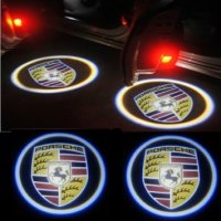 ЛЕД Светещ Проектор за врата на Porsche - Порше LED, снимка 1 - Аксесоари и консумативи - 39501585