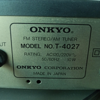 ONKYO T- 4027 tuner, снимка 6 - Ресийвъри, усилватели, смесителни пултове - 44873427