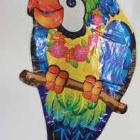 шарен папагал голям фолио фолиев балон хелий и въздух парти рожден ден, снимка 1 - Други - 37772629