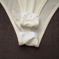 Ново дамско боди с обемни дълги ръкави и сърцевидно деколте в бял цвят р-р S, снимка 9 - Блузи с дълъг ръкав и пуловери - 43544942