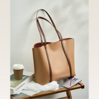 Дамска чанта Естествена кожа Brown 1155, снимка 7 - Чанти - 44000218