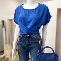 дамска блуза, дънки и чанта , снимка 1 - Чанти - 44084373