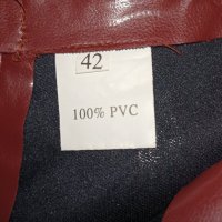 Панталон от PVC- в бордо M,L/ 42, снимка 12 - Панталони - 43346929