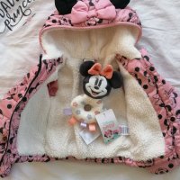 Мини Маус бебешко зимно яке + подарък, снимка 4 - Бебешки якета и елеци - 43339236