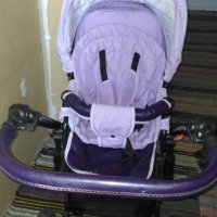 Бебешка количка JUMP SOFT VIOLET - NIO 2 В 1, снимка 5 - Детски колички - 28483659