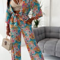 Комплект панталон с кимоно Малдиви  , снимка 1 - Комплекти - 44098792