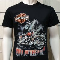 Нова мъжка тениска с дигитален печат HARLEY DAVIDSON, мотори, Call of the Wild, снимка 10 - Тениски - 35622537