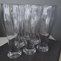 Високи стъклени чаши 6 бр., снимка 4 - Чаши - 27733520