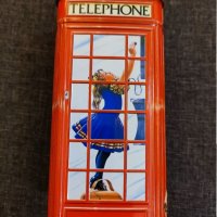 Тенекиена касичка, английска телефонна кабина. , снимка 2 - Колекции - 34769069