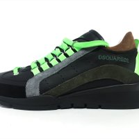 Мъжки обувки Dsquared Black/Green !!!, снимка 1 - Маратонки - 44032970