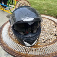 franzandesign scorpio helmet Italia каска за мотоциклет / мотор OPEN face с очила   -цена 100 лв - с, снимка 5 - Аксесоари и консумативи - 40730736