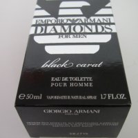 Emporio Armani Diamonds for Men Black Carat ОРИГИНАЛЕН мъжки парфюм 50 мл ЕДТ, снимка 2 - Мъжки парфюми - 35521351