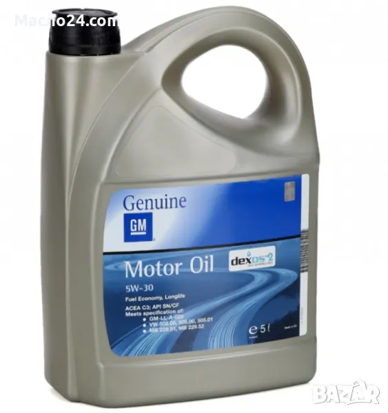Двигателно масло OPEL GM 93165557 5W30 5L, снимка 1
