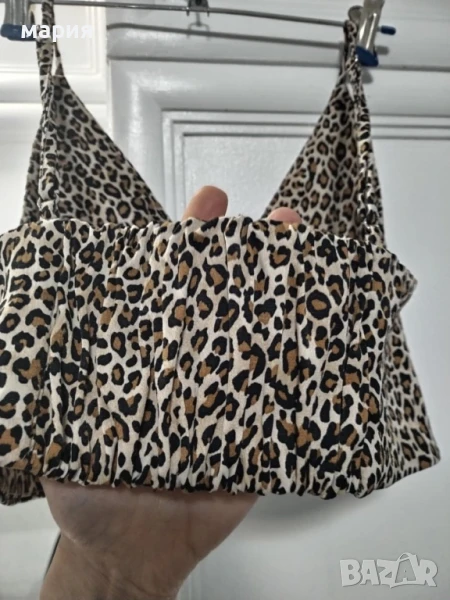 Ново бюстие/топ Zara сатен, снимка 1