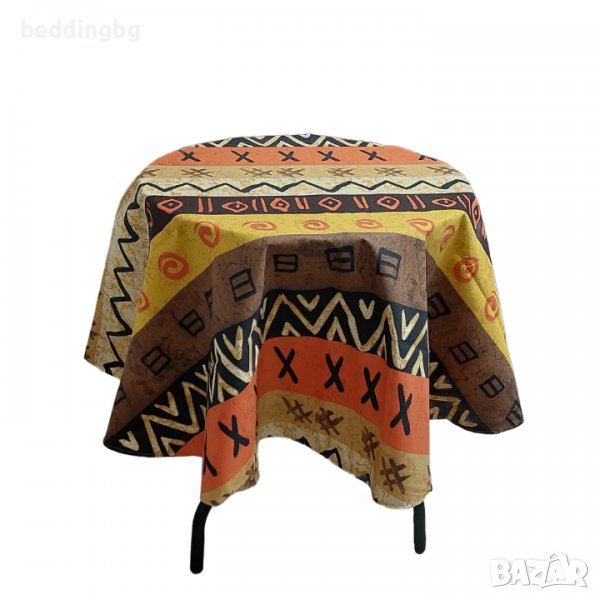 Памучна #покривка за #кръгла #маса , снимка 1