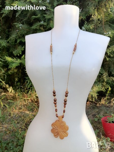 Ръчно изработен дълъг гердан, снимка 1