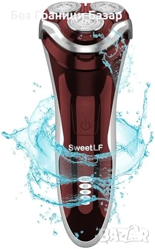 Нова Мъжка електрическа самобръсначка IPX7 бързо зареждане USB LCD, снимка 1