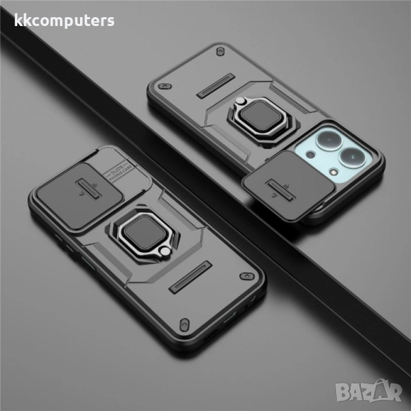 Защитен комплект за Xiaomi Redmi 15C 5G / 4G / Poco C85 4G- Удароустойчив калъф и Протектор | Стойка, снимка 1