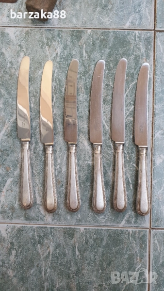 Нож Ножове с посребрени дръжки England, снимка 1