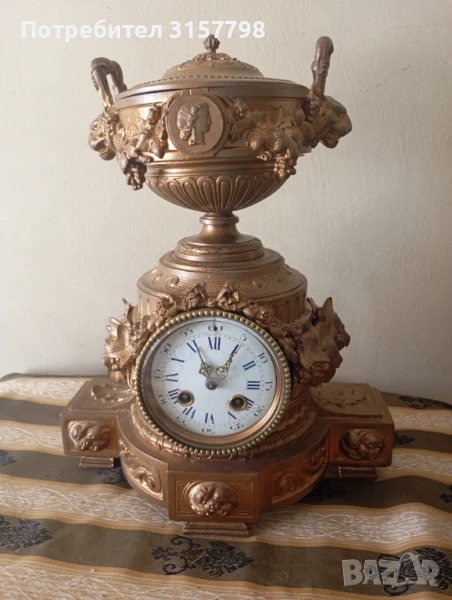 Стар каминен часовник, снимка 1