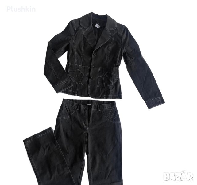 Дамски дънков костюм М - нов, снимка 1